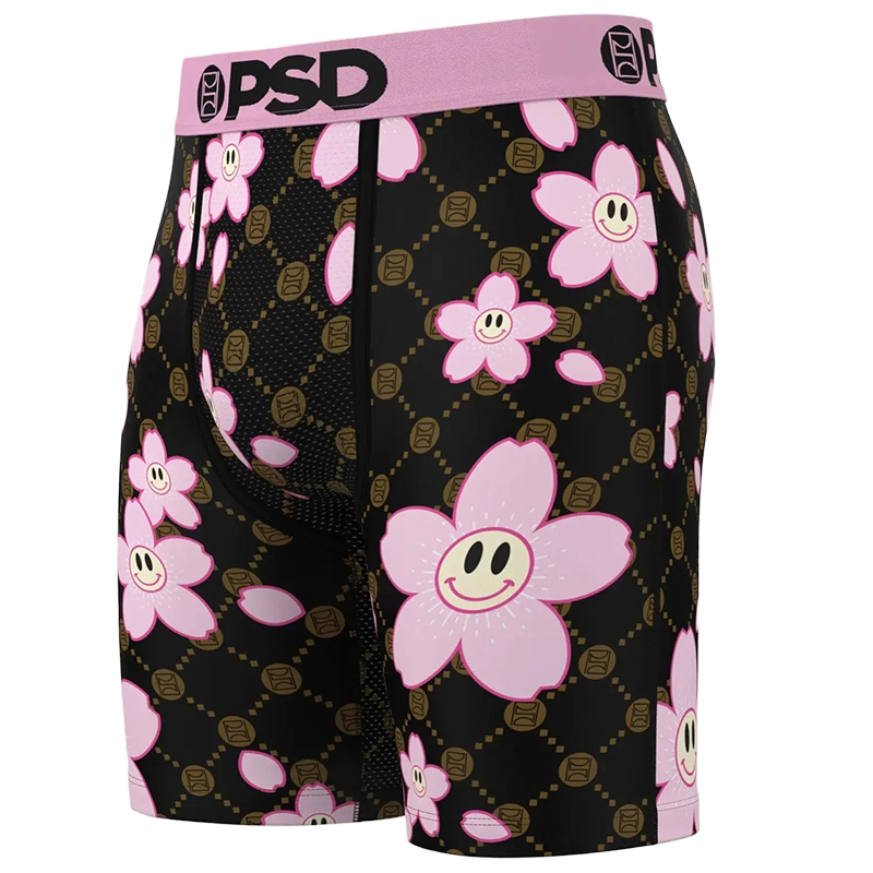 Psd European and American Trendy Brand Men's Boxer Briefs, Seamless Cotton Sports Shorts, Hip-Hop Rap Star Style Psd European and American Trendy Brand Men's Boxer Briefs, Seamless Cotton Sports Shorts, Hip-Hop Rap Star Style