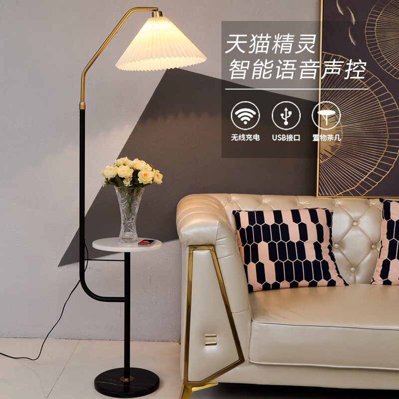 Nordic ins wind minimalist light and luxurious Buried Lights Nets Red Sofa Tea Table Living-room Bedside Bedside Intelligent Sky Cat Genre Lights