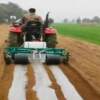 Agricultural mulching machine, automatic soil mulching machine for vegetable planting, drip irrigation mulching machine for micro tillage machine