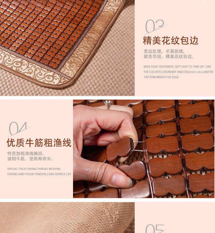 Mùa hè thú cưng pad mát mat chó cắn mùa hè chó cắn mèo làm mát pad lớn chó ngủ mat Teddy tre mat - Cat / Dog hàng ngày Neccessities Dụng cụ ăn uống Chó mèo