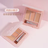 Тональный крем, осветляющий консилер для лица, три цвета, против темных кругов под глазами, скрывает прыщи