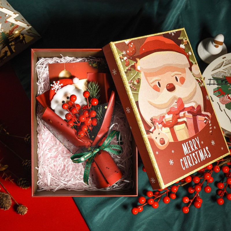 Christmas full Star Dry flowers bouquet to send girlfriends to girlfriends Christmas Eve Apple gift boxes Perpetual Peanuts Day Gifts