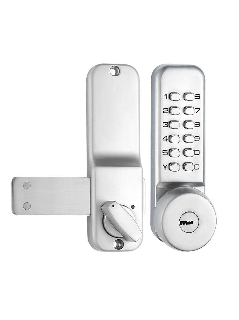 Waterproof Mechanical Combination Lock, Outdoor Courtyard Wrought Iron Door, Aluminum Alloy Wooden Door Lock, Entry Door, Household Lock, Indoor Lock