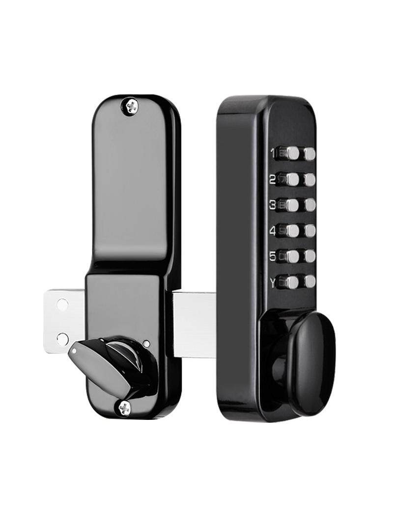 Waterproof Mechanical Combination Lock, Outdoor Courtyard Wrought Iron Door, Aluminum Alloy Wooden Door Lock, Entry Door, Household Lock, Indoor Lock