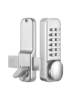 Waterproof Mechanical Combination Lock, Outdoor Courtyard Wrought Iron Door, Aluminum Alloy Wooden Door Lock, Entry Door, Household Lock, Indoor Lock