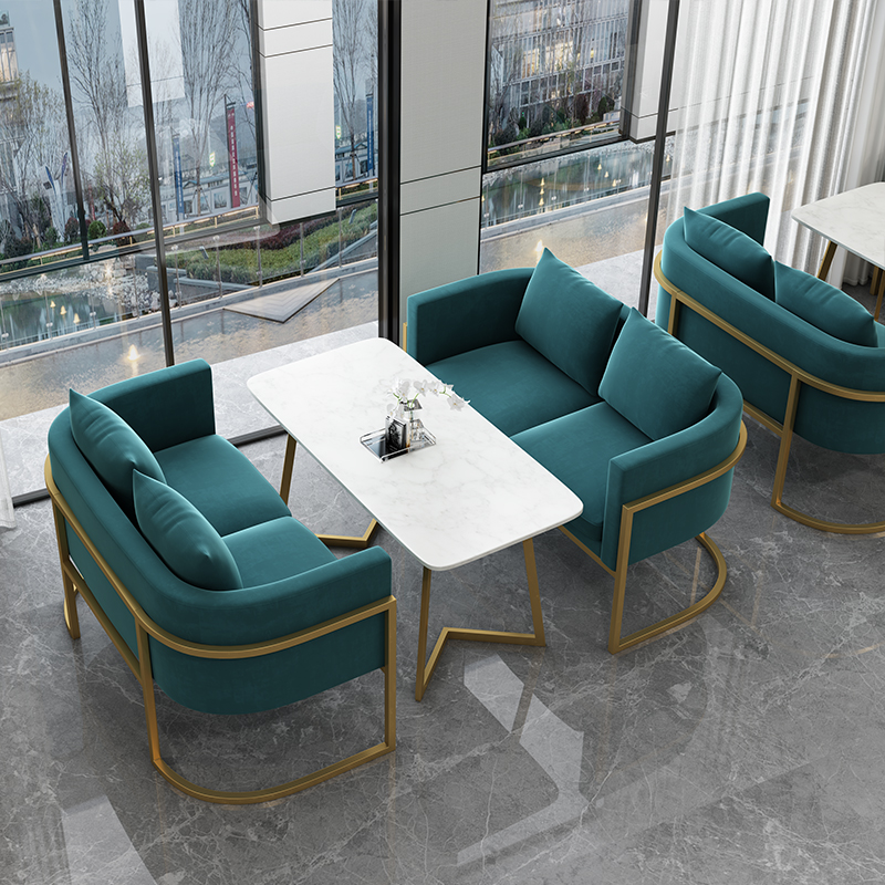 Sweet Pint Booth Sofa Business West Restaurant Book Bar double in talks to receive the rest area Milk Tea Shop Table and chairs Combined