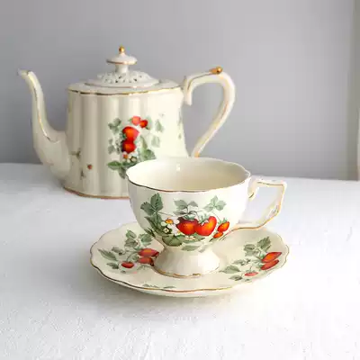 French Teapot set Afternoon tea Tea set English teacup Retro coffee cup European small luxury elegant high-end