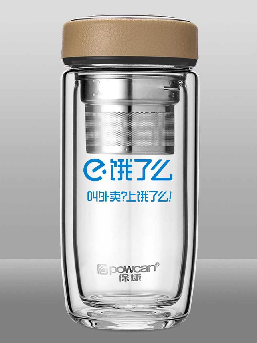 Souvenir custom water cup logo cup custom tea cup printing lettering pattern custom double glass cup