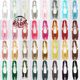 Freeman Long bangs, universal long straight hair cos wig 100cm multi-color hair girl style animation game daily