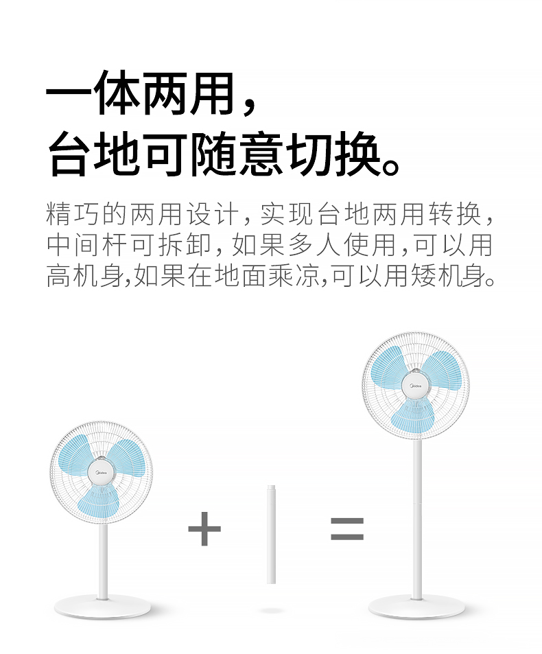 美的 SAB40A 立式电风扇 图8