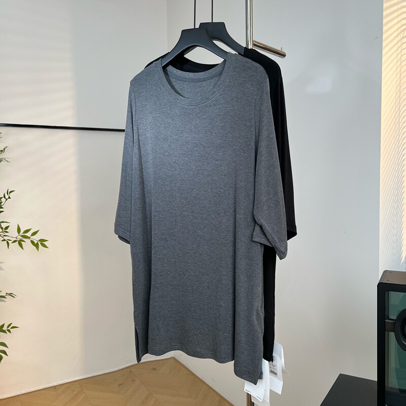 Boss Lady Meilin | Drapey Hip-Covering T-Shirt | Recommended to Use Laundry Bag for Machine Washing | Length 68 Ws795-2