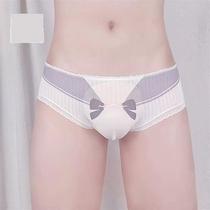 Feminine design mens underwear womens unisex summer sexy cute bow cotton briefs