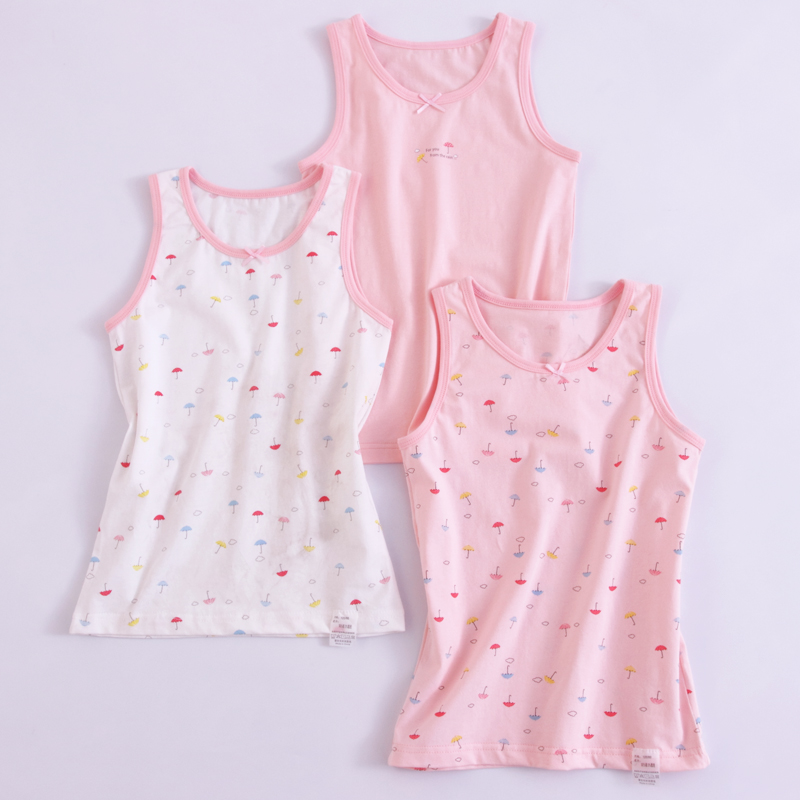 Girlvests mặc mùa xuân và mùa hè bông mô hình mỏng bé bụng gần trẻ em đồ lót cô gái con trai áo.