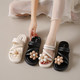 High-end slippers for women to wear outside summer fashion 2024 new popular niche women's fairy cool slippers for women