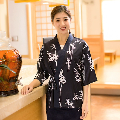 Японский ресторан официант рабочая одежда японская кухня одежда для суши -ресторан шеф -повар для работы официант мужская одежда Мужчина и женщины лето