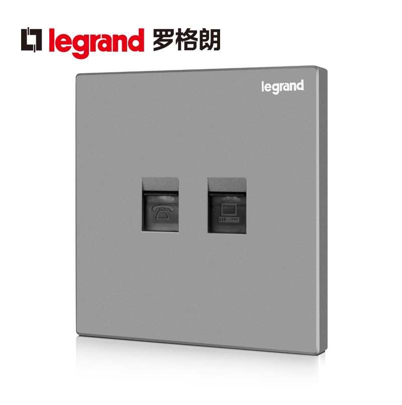tcl Legrand 86 Yijing broadband computer network network route network interface telephone socket two-in-one combination home