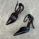 Women's super high heel pointed toe fashionable strappy sandals