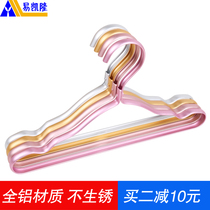 Yi Kailong baby padded hangers childrens hangers children aluminum alloy clothes racks baby hangers small clothes racks