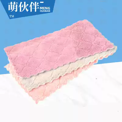 S kitchen strong absorbent lace rag dishwashing cloth Multi-function cleaning cleaning cloth rag lazy people do not lose wool cloth