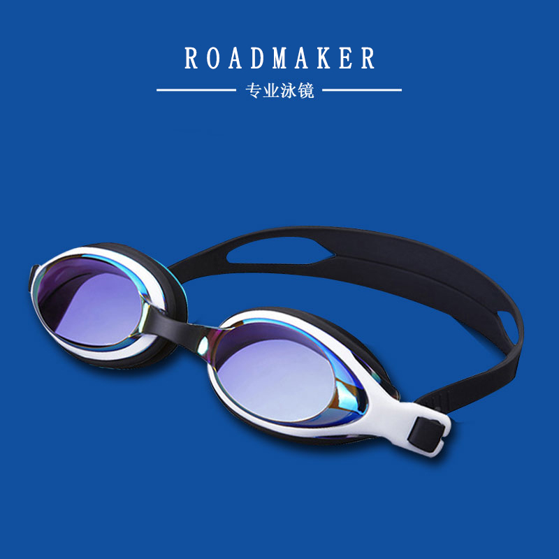 rhodes mei ke myopia paragraph ms. goggles waterproof anti-fog hd with degree of professional swimming glasses