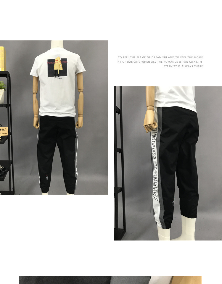 Summer 2019 hè mới quần nam ống quần bó sát nam phiên bản Hàn Quốc miệng chín quần nam - Crop Jeans quần áo nam đẹp