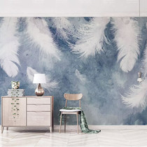 TV background wall Wall Protection Wall wall Wood fiber wall panel Living room solid wood European style decorated board minimalist modern New Chinese