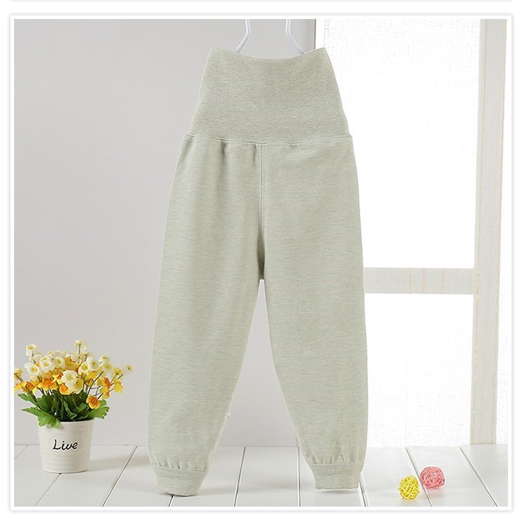 Quần lưng cao cho bé thiết kế quần dày có thể mở 裆 棉 cotton cộng với nhung lụa quần áo mùa thu đồ lót mùa đông nam và nữ cộng với cotton - Quần áo lót đồ vest bé trai