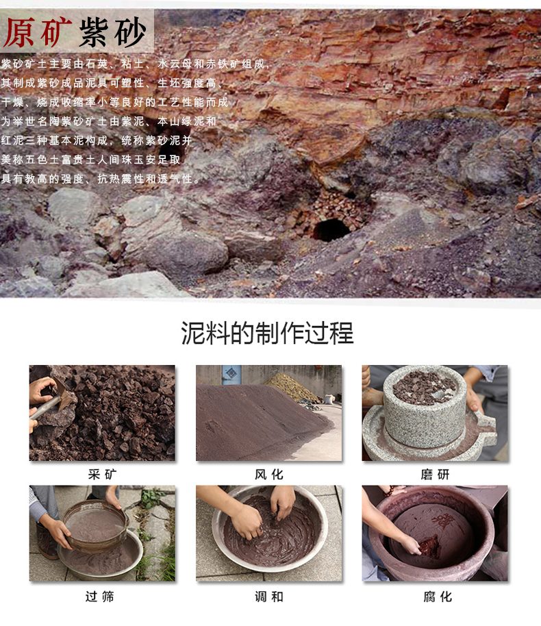 Yixing purple sand tea set ores are it a whole set of tea cups to customize logo household gift kung fu