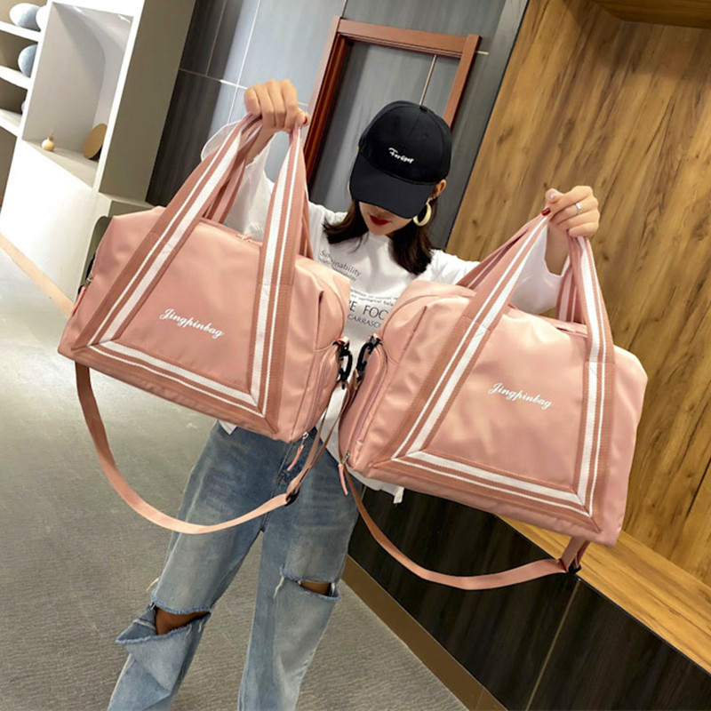 Net Red Travel Bag Female Large Capacity Light Short Haul Luggage Bag Fitness Bag Women Small Contained Business Travel Bag-Taobao