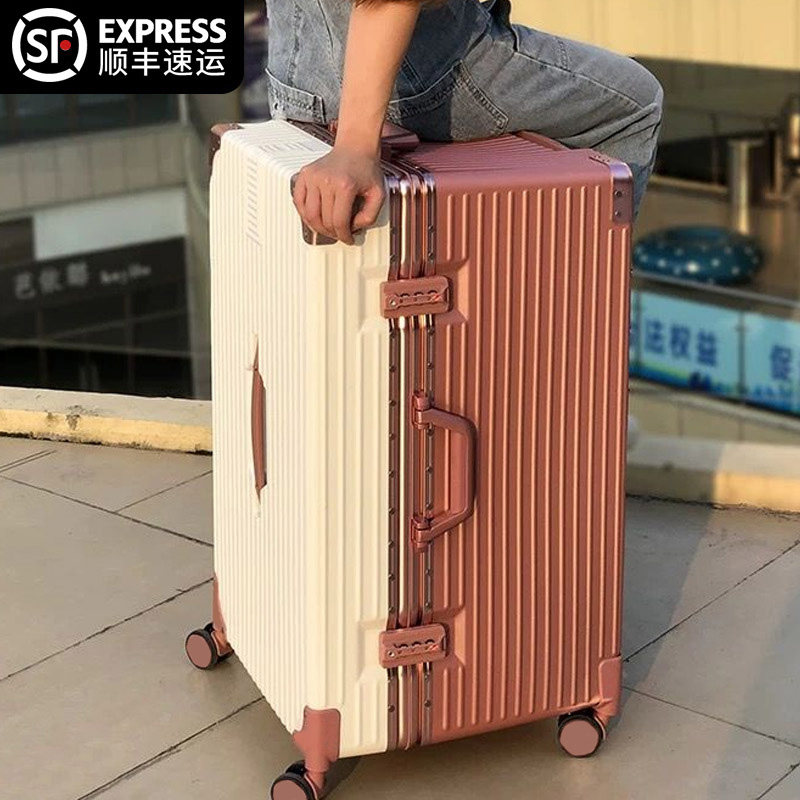 Luggage men's 100-inch large-capacity women's oversized giant travel password luggage trolley universal wheel strong and durable