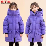 Зимний детский пуховик для мальчиков, 2023, средней длины, увеличенная толщина, подходит для подростков, в западном стиле