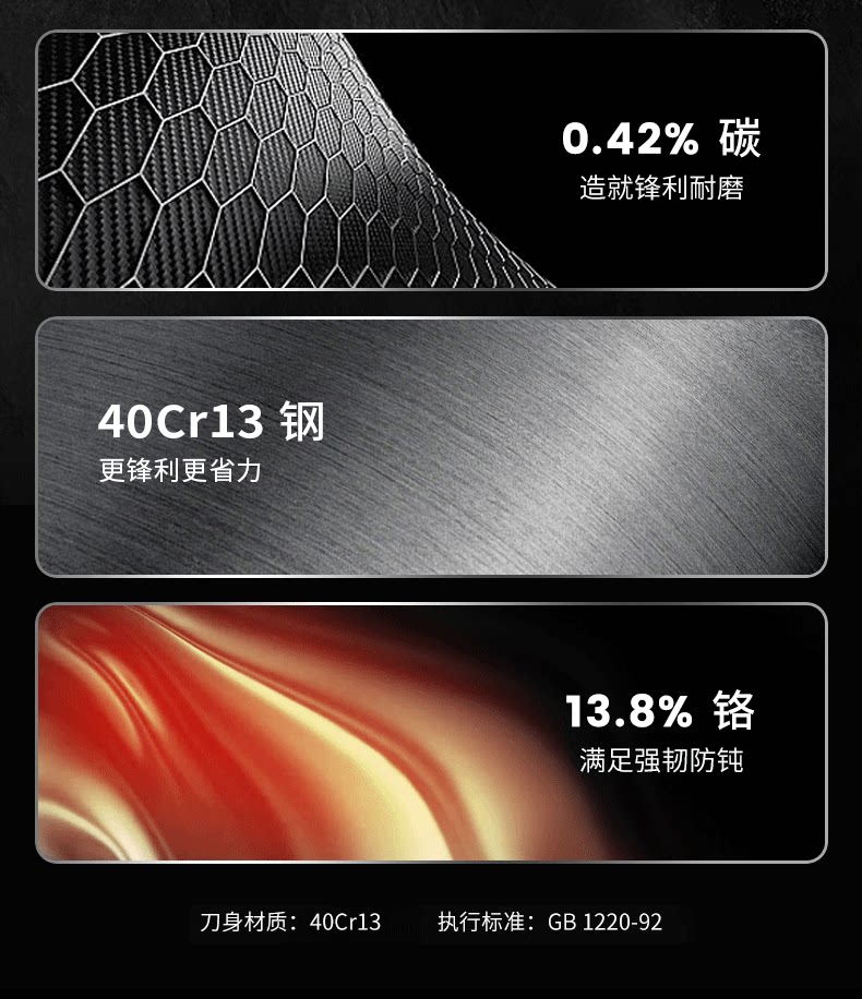 安享好物 安享A级斩切刀-利皇海神斩切刀 国标 