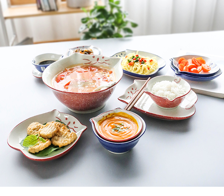 Tinyhome snacks Japanese creative ceramic tableware bowls of rice bowls bowl of sauce bowl of soup bowl of household food dish