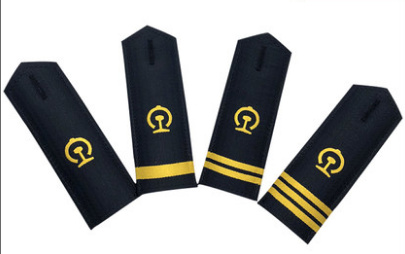 Genuine railway shirt epaulette epaulette brief railway uniform epaulet a bar epaulette summer shoulder card