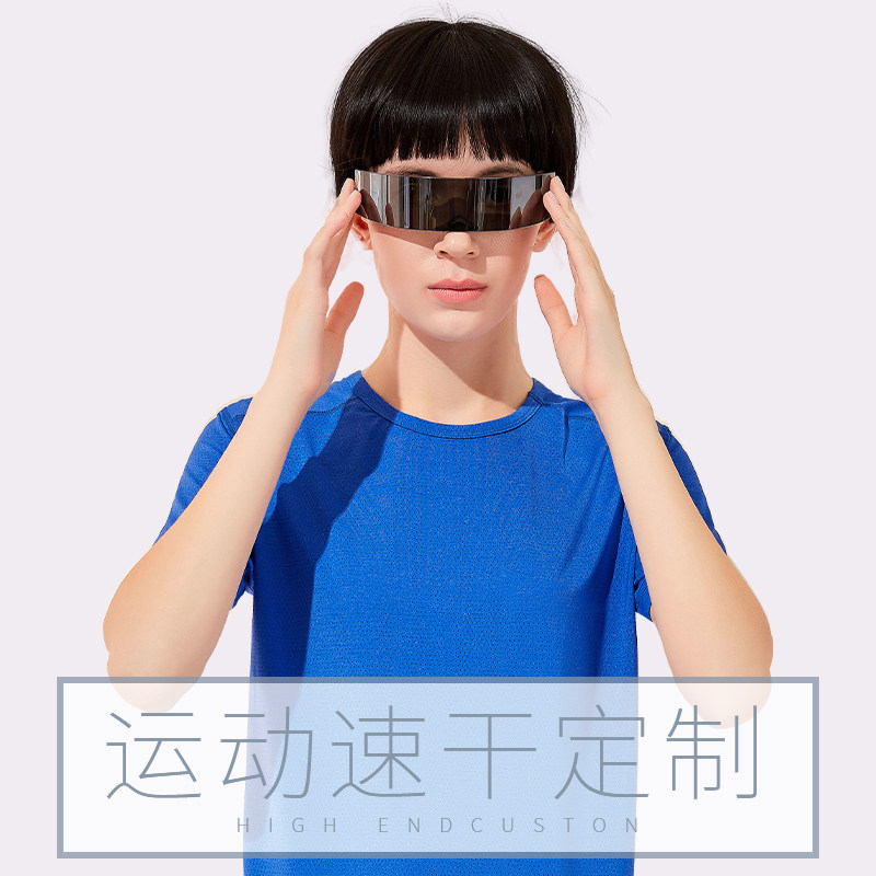 Custom T-shirt short-sleeved marathon long running fitness sports quick-drying custom advertising shirt printing logo group building T-shirt