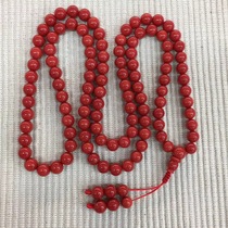 Red gemstone drum bead barrel beads with bead hand bracelet bracelet 108 Buddha bead necklace tower chain pendant ring Tibetan jewelry