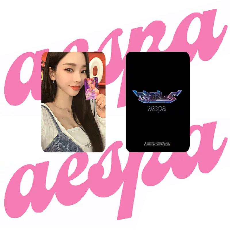 AESPA новый альбом Girls same card Live Event Photo Card живое карточка коллекция маленькая карточка