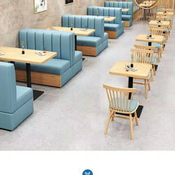 디저트 밀크 찻집 레스토랑 테이블과 의자 조합 간단한 레저 협상 공간 벽에 기대는 소파 양식 레스토랑 카페 부스