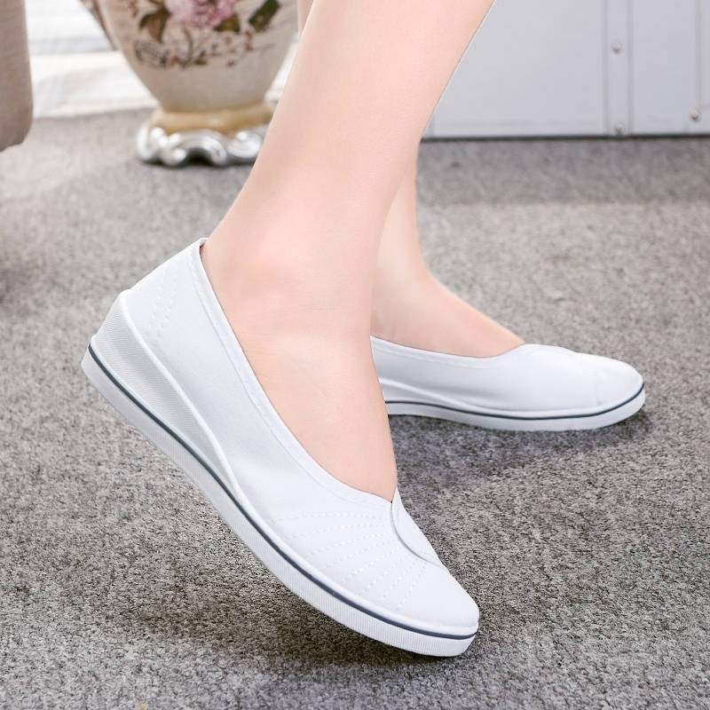 Các mẫu giày vải thời trang dành cho nữ, giày công sở tăng chiều cao