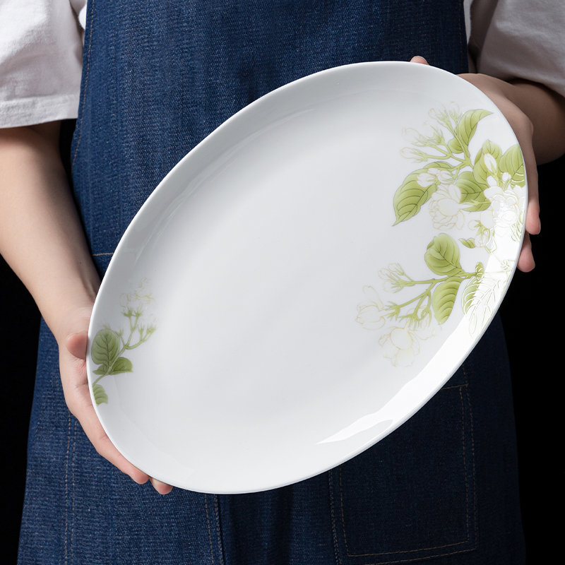 Ipads bowls disc suit creative contracted style bowl plate combination housewarming gift high - grade gaochun ceramics tableware