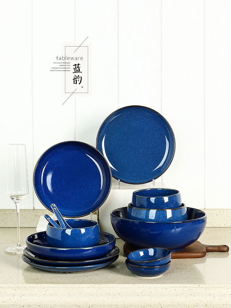 Use of household Korean small and pure and fresh and contracted creative jobs salad Bowl of soup Bowl dish special microwave ceramic tableware