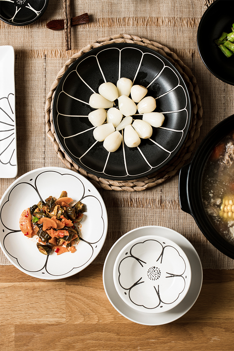 Japanese dishes suit household retro 4 creative move to use soup bowl dish oven special ceramic tableware