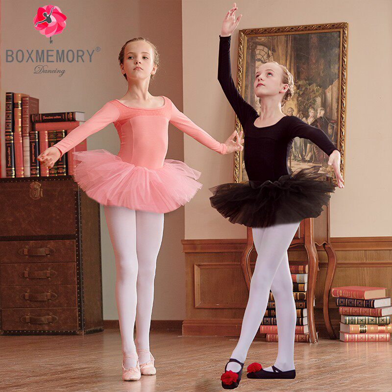 Dance clothing children's spring and autumn dance costumes Chinese dance girls ballet skirt children's test practice clothes