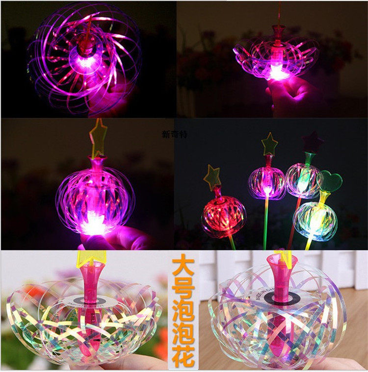 100 Change Magic Bubble Stick 100 Twist Twister with Magic Magic Stick Bubble Flowers Magic Wand Flash Luminous Stick