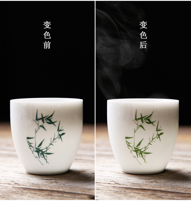 Hand made sample tea cup large white porcelain tea cups creative puer tea cup personal cup ceramic masters cup small tea cups