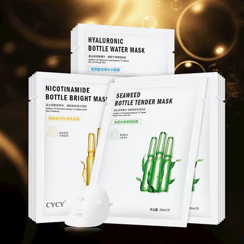 Эссенция с гиалуроновой кислотой в ампулах, мужская увлажняющая маска для лица