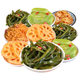 Spicy snacks, braised crispy lotus root slices, snack food, spicy snacks, kelp shreds, open bag, ready-to-eat craving-quenching gift pack