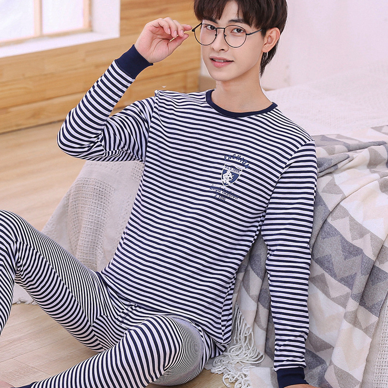 Han Saint-Ni Teenagers Autumn Clothes Sanitary Pants Pure Cotton Fever Sweatpants Male Students Junior High School Boy High School Boy