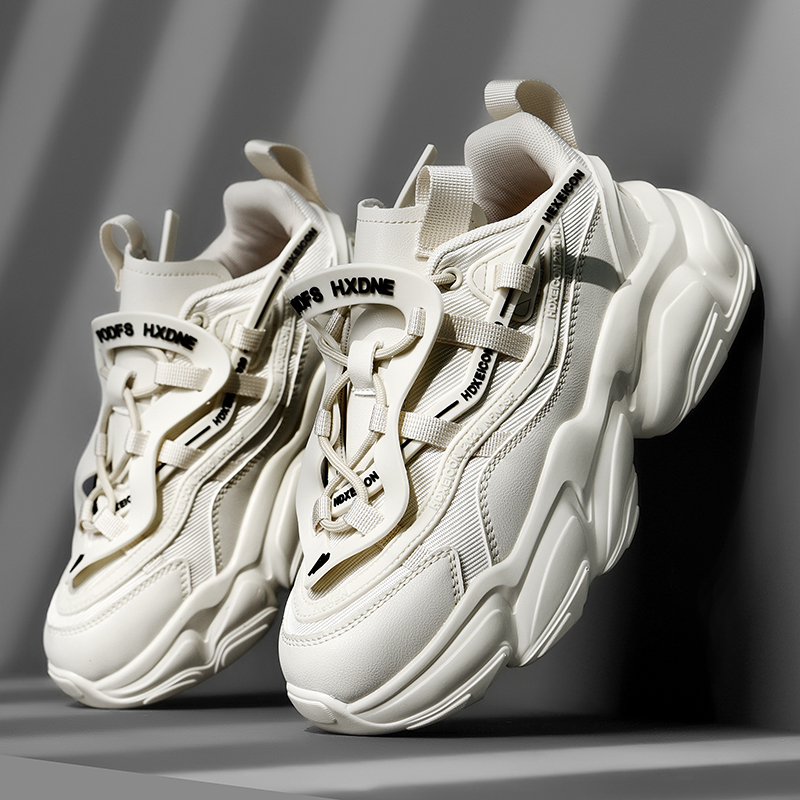 Antarctic 2022 summer breathable new men's shoes couple dad tide shoes ins tide thick bottom sports shoes