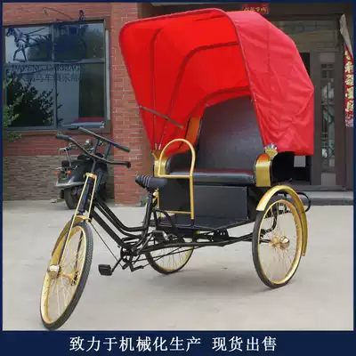 Human antique tricycle scenic spot soliciting human retro qi xing che celebration show Nanyang tricycle